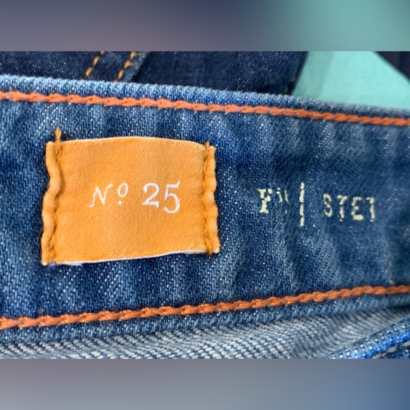 Anthropologie Pilcro Letterpress Womens Serif Fit Shorts 25 Denim Jean Stet 6" - Picture 4 of 8